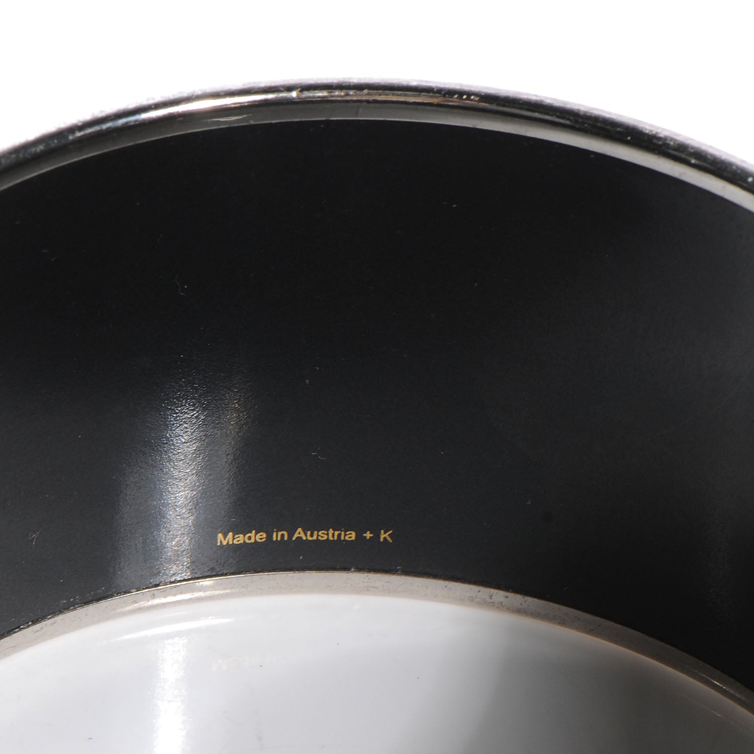 Hermes Enamel Printed Recherche H Extra Wide Bracelet 70 5 of 5