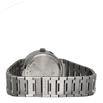 Bulgari Stainless Steel 33mm Automatic Watch Black 3 of 5