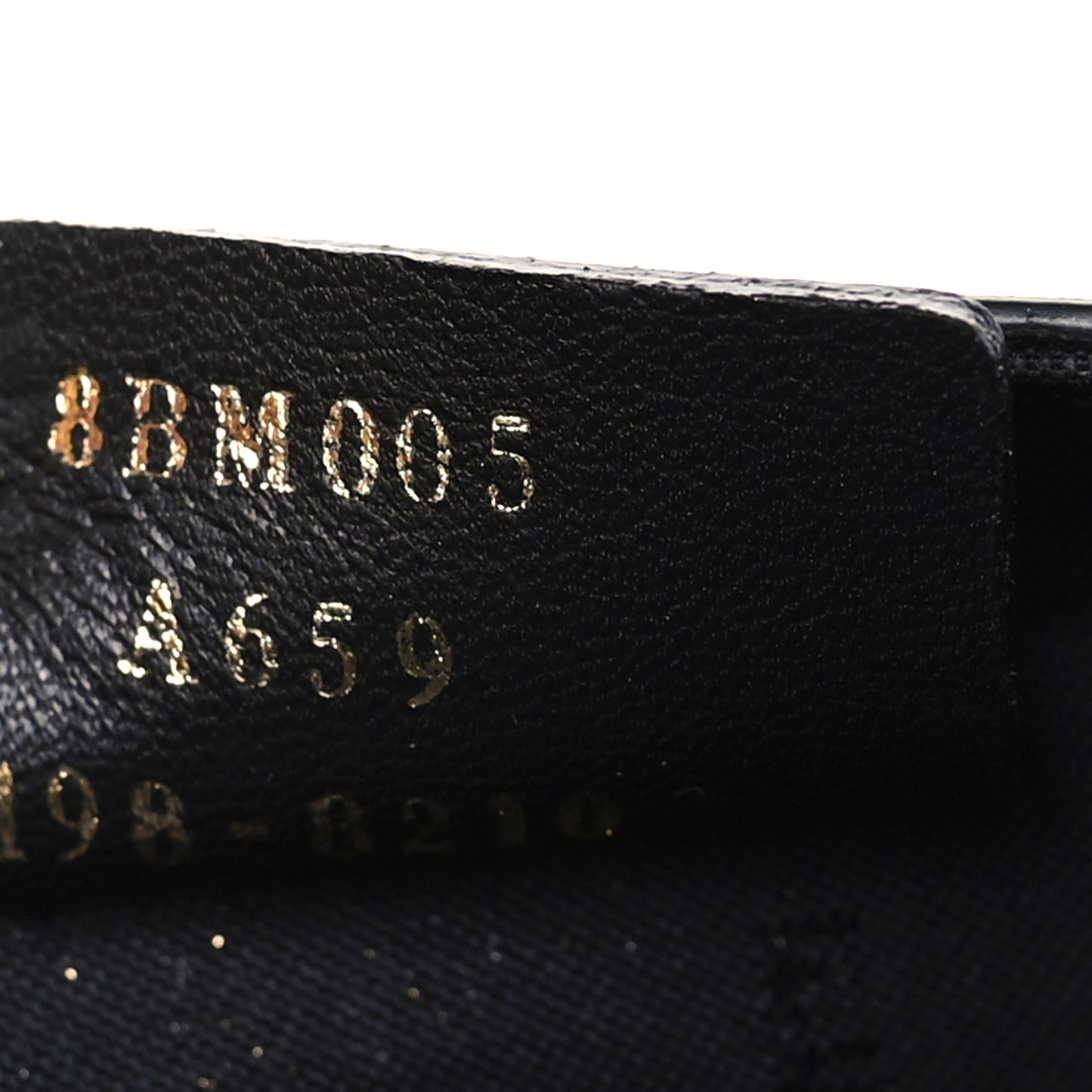 Vitello Liberty F is Fendi Bi-Color FF 1974 Embossed Envelope Belt Bag Maya Black