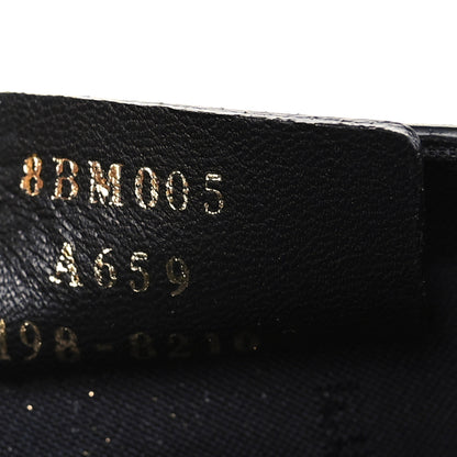 Fendi Vitello Liberty F is Fendi Bi-Color FF 1974 Embossed Envelope Belt Bag Maya Black 7 of 9