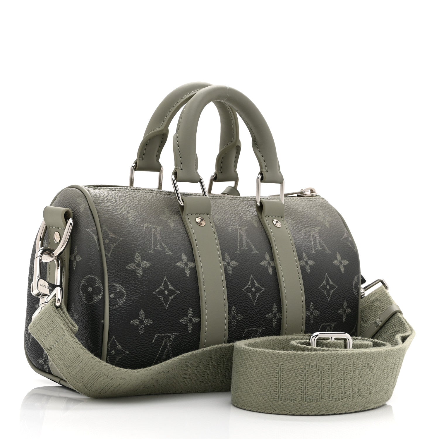 Louis Vuitton Monogram Gradient Keepall Bandouliere 25 Khaki 2 of 8