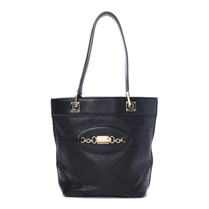 Gucci Guccissima Small Punch Tote Black 1 of 4