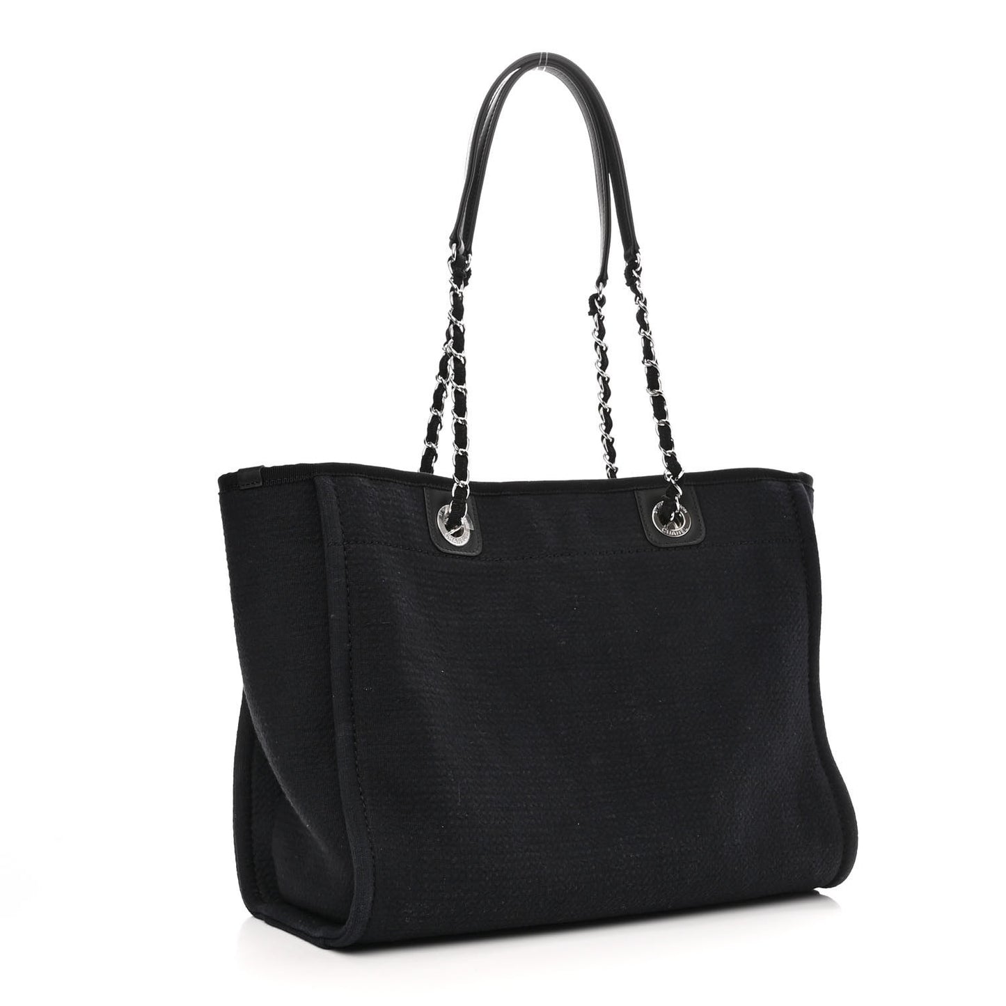 Canvas Small Deauville Tote Black