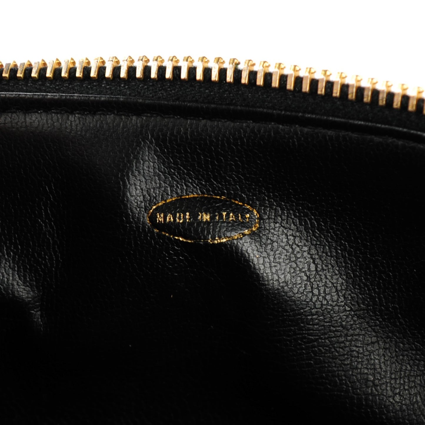 Calfskin Vanity Cosmetic Case Black