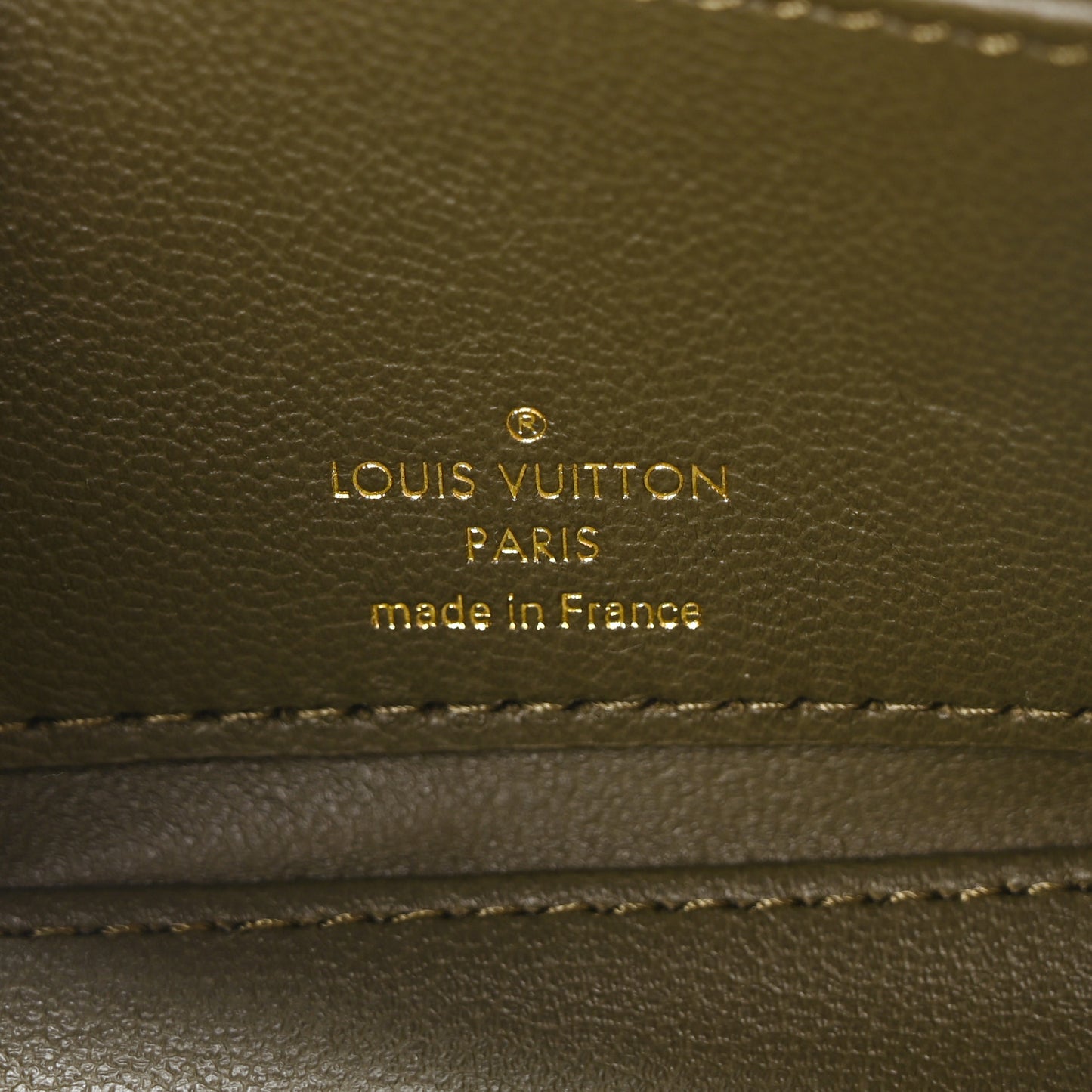 Lambskin Embossed Monogram Vanity PM Cream