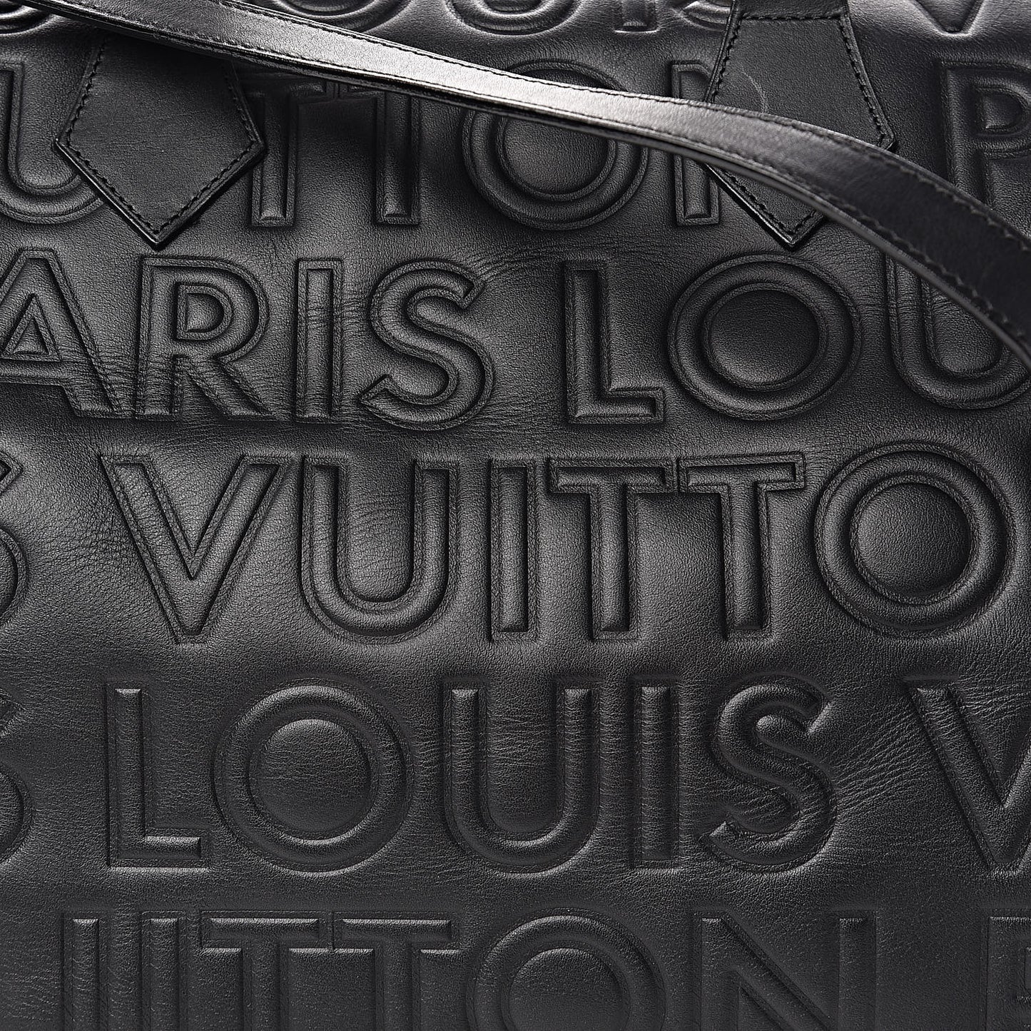 Calfskin Embossed Speedy Cube 30 Black