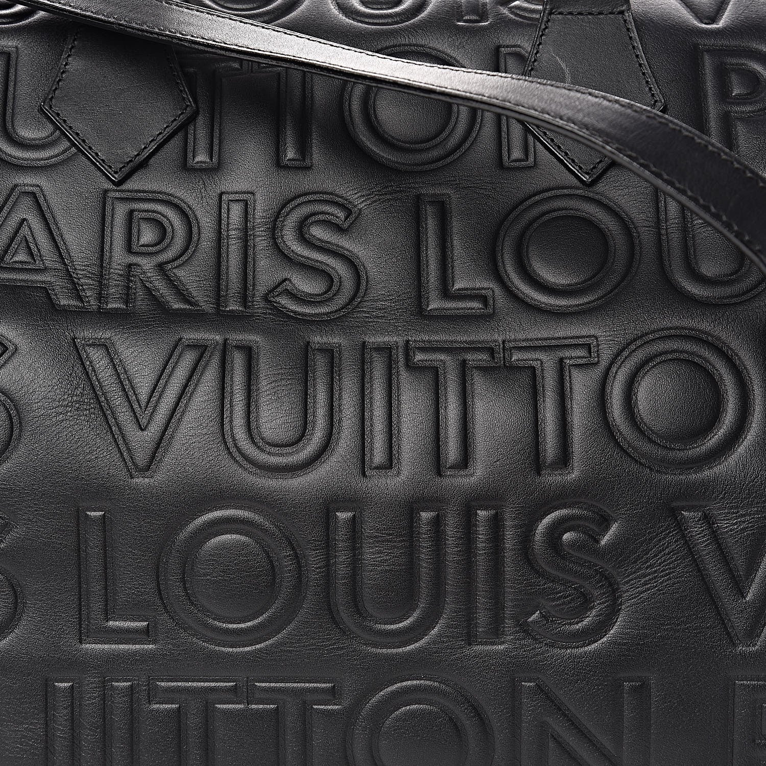Louis Vuitton Calfskin Embossed Speedy Cube 30 Black 8 of 12