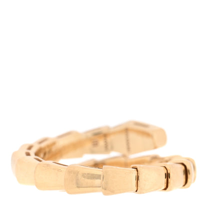 Bulgari 18K Yellow Gold Serpenti Viper Ring M 3 of 5