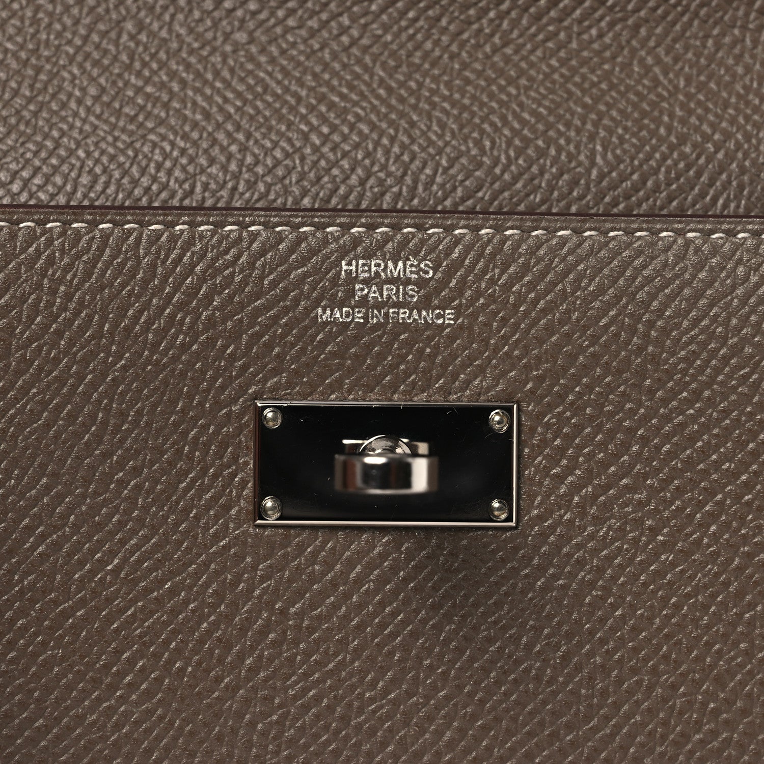Hermes Epsom Kelly Longue Wallet Etoupe 6 of 14