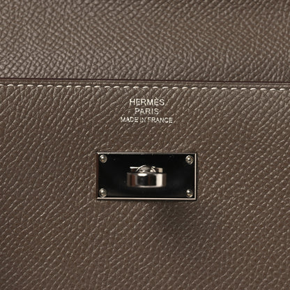 Hermes Epsom Kelly Longue Wallet Etoupe 6 of 14