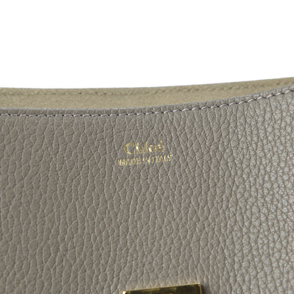 Chloe Grained Lambskin Drew Shoulder Bag Motty Grey 8 of 9