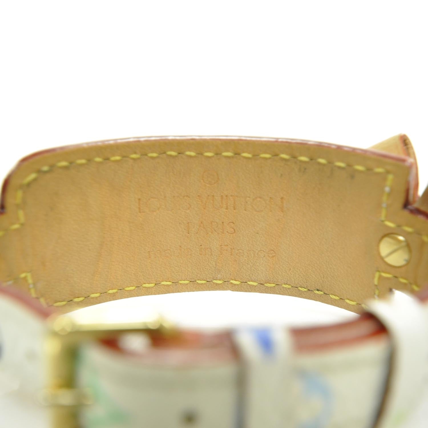 Louis Vuitton Monogram Multicolor Address Wish Bracelet White 4 of 7