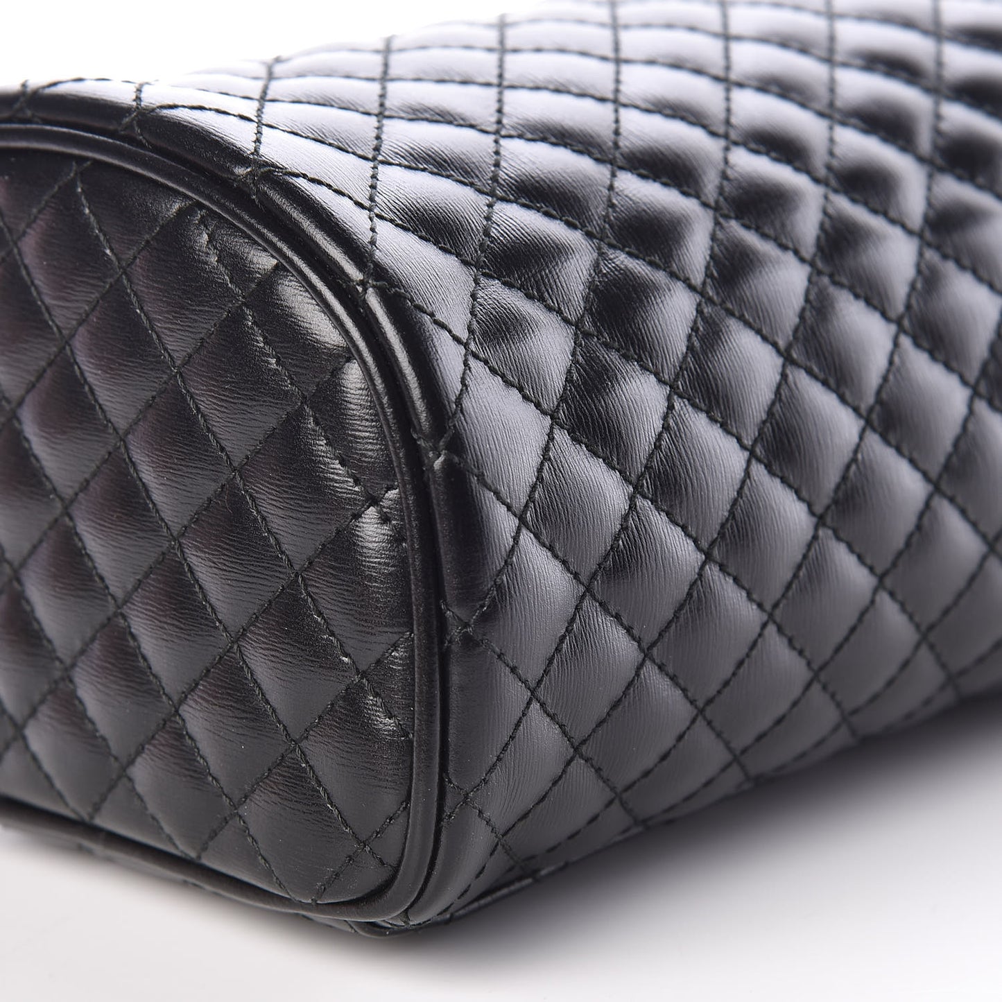 Calfskin Trapuntata Zumi Belt Bag Black