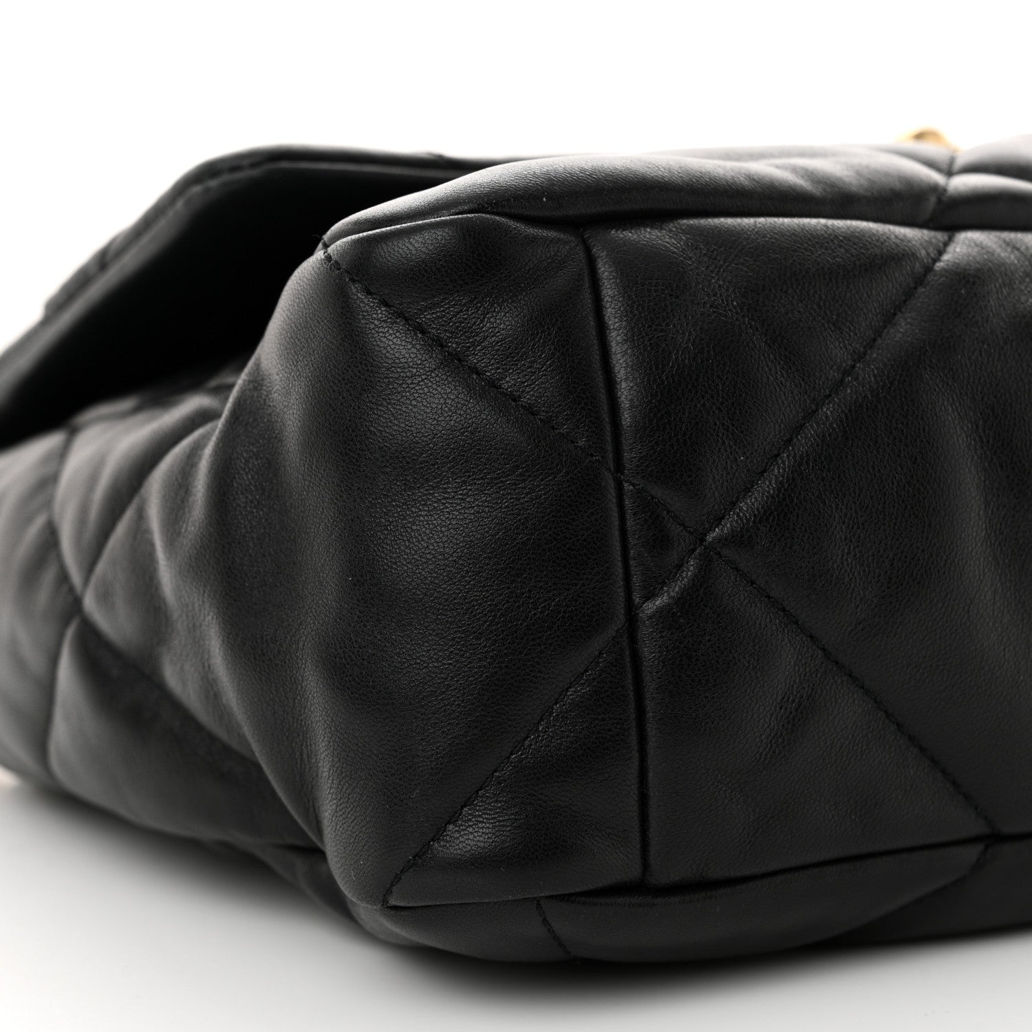 Chanel Lambskin Quilted Large Chanel 19 Flap Black 9 of 12