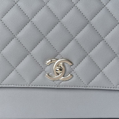 Chanel Caviar Quilted Large Business Affinity Flap Grey 10 of 11