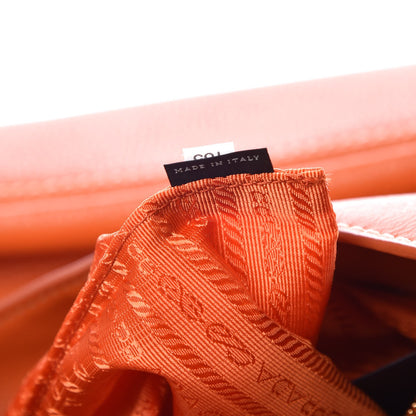 Prada Vitello Daino Hobo Papaya 7 of 7