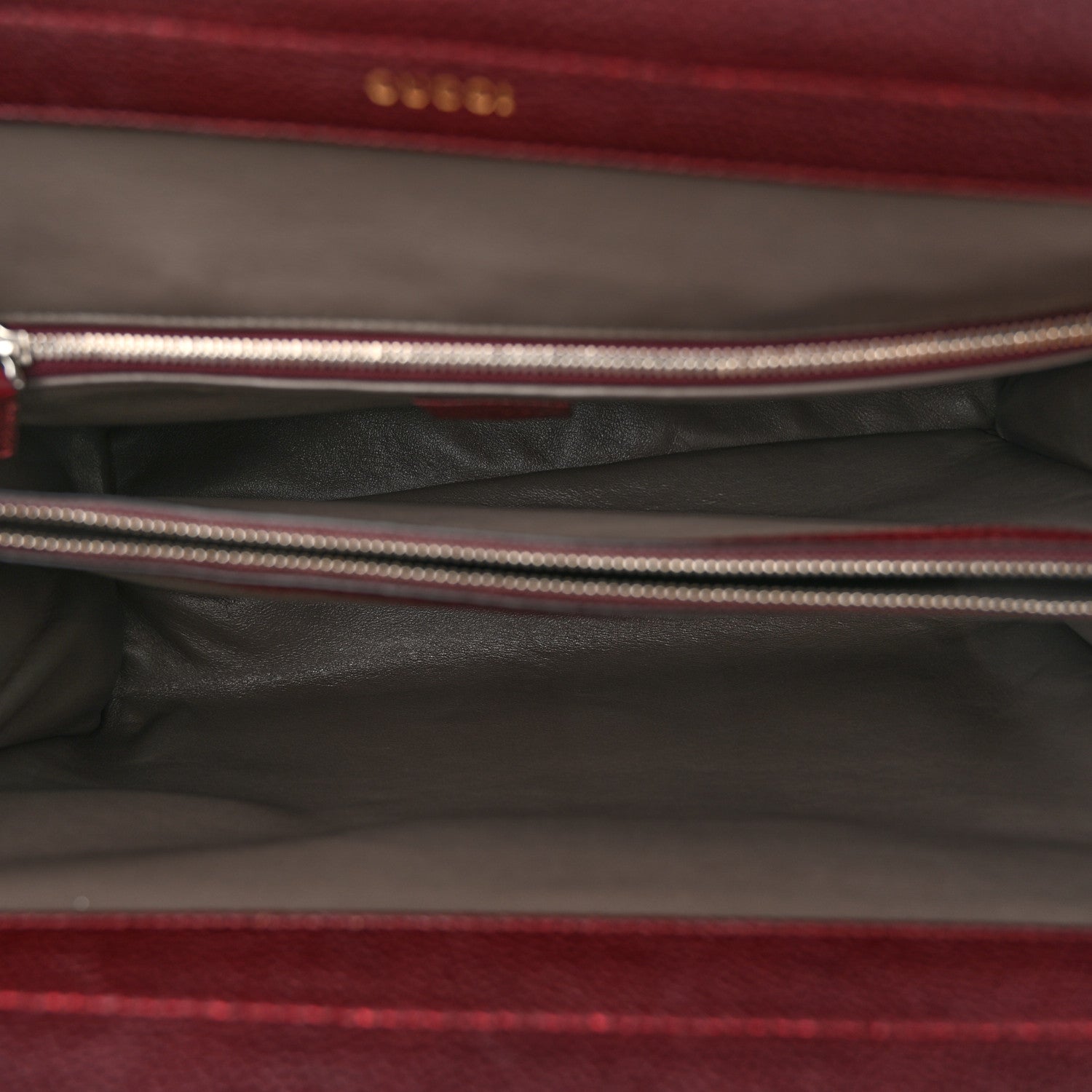 Gucci Grainy Calfskin Medium Zumi Top Handle Bag Vintage Bordeaux 5 of 12