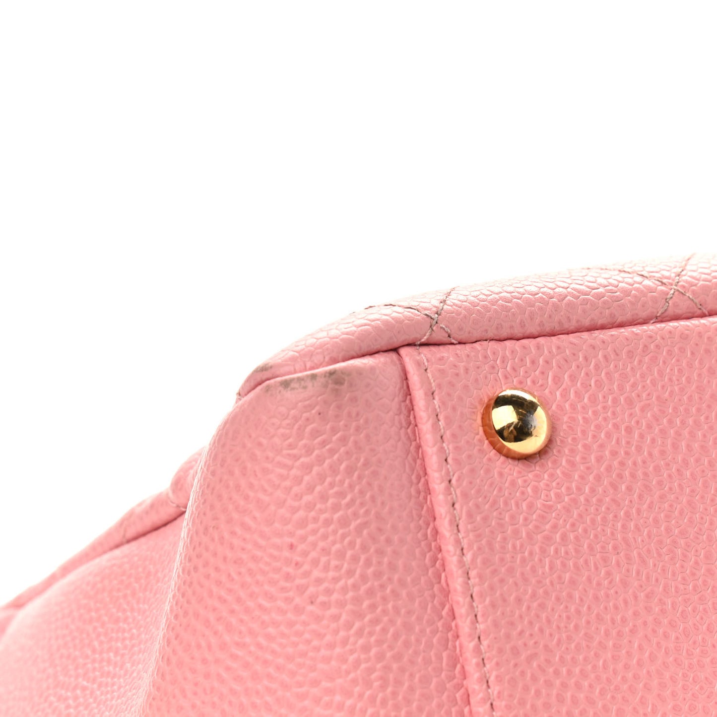 Caviar Quilted Petit Timeless Shopping Tote PTT Pink