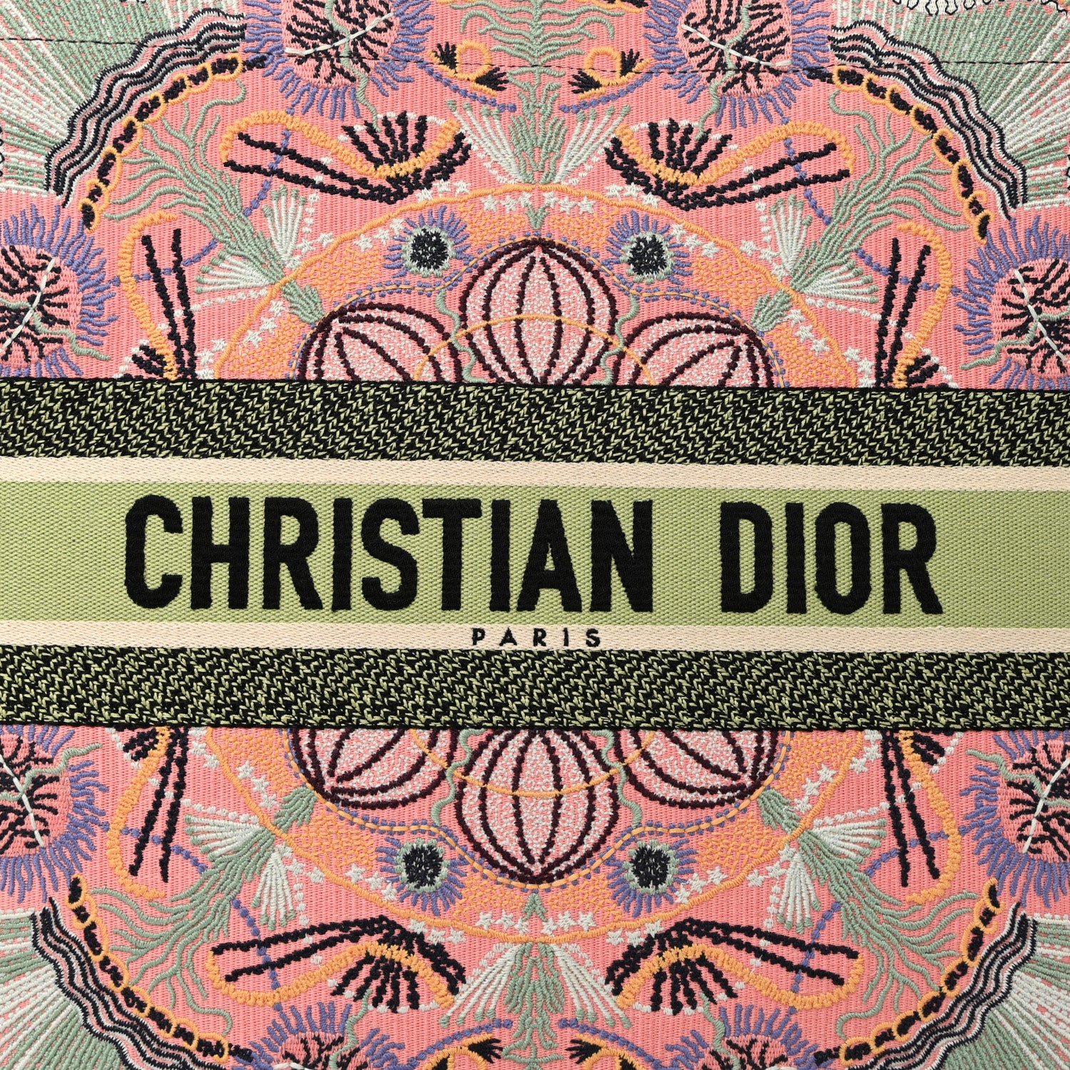 Christian Dior DIOR Canvas Embroidered Large In Lights Book Tote Multicolor 8 of 12