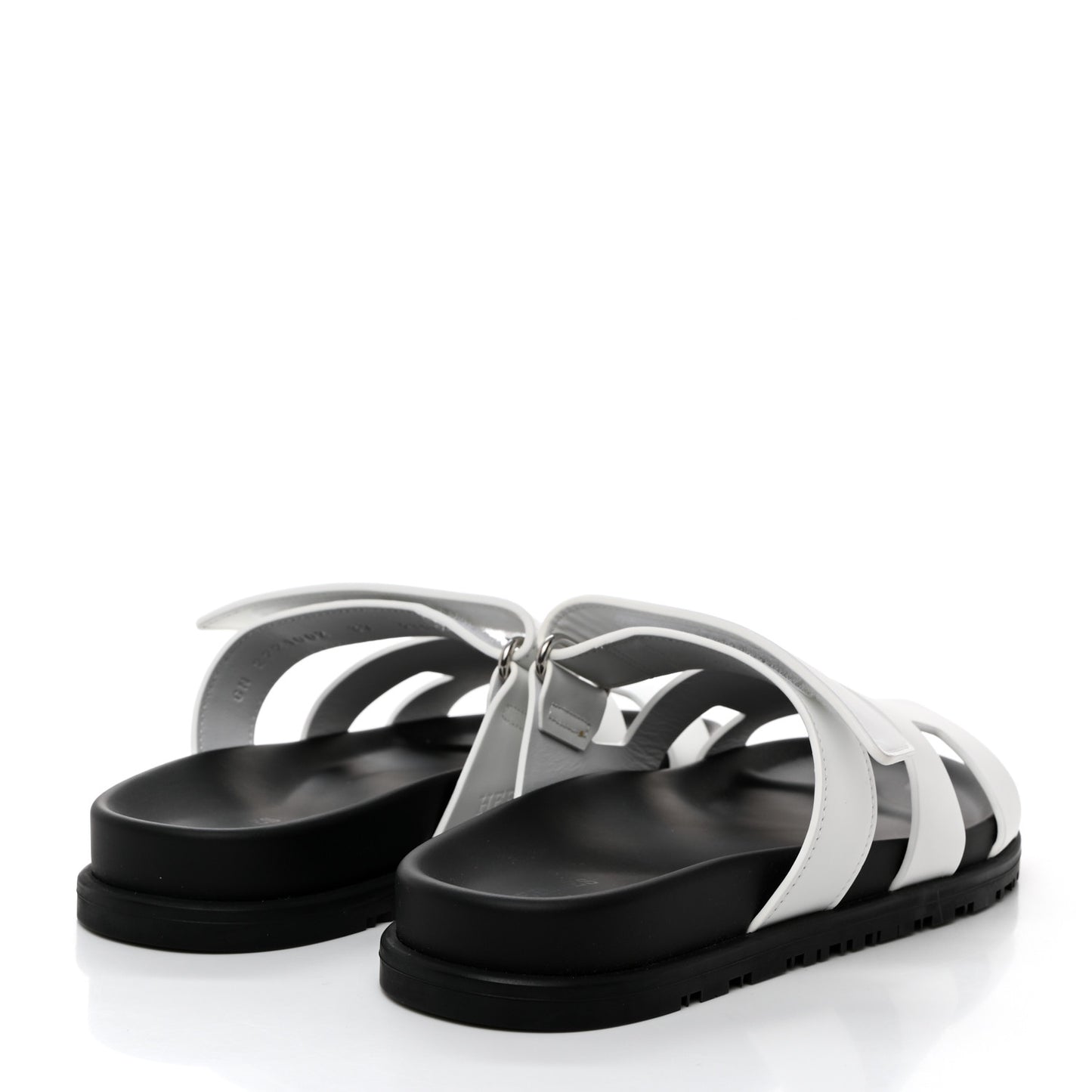 Calfskin Womens Chypre Sandals 37 White