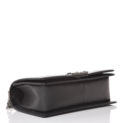 Chanel Caviar Quilted Medium Boy Flap Black 4 of 10
