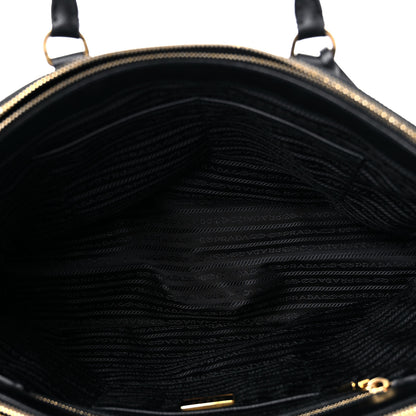 Prada Saffiano Large Galleria Double Zip Tote Black 5 of 11