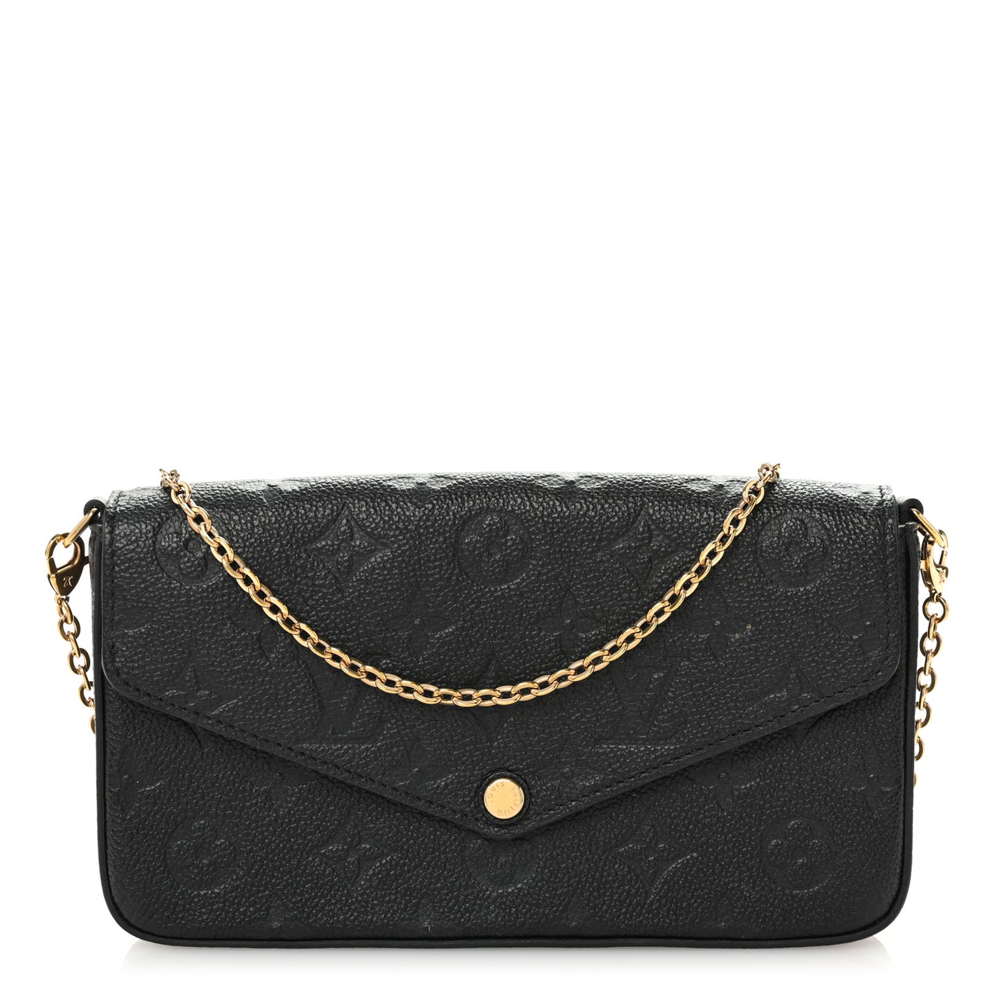Empreinte Pochette Felicie Chain Wallet Black