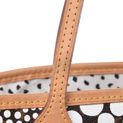 Louis Vuitton Monogram Kusama Waves Neverfull MM White 10 of 10