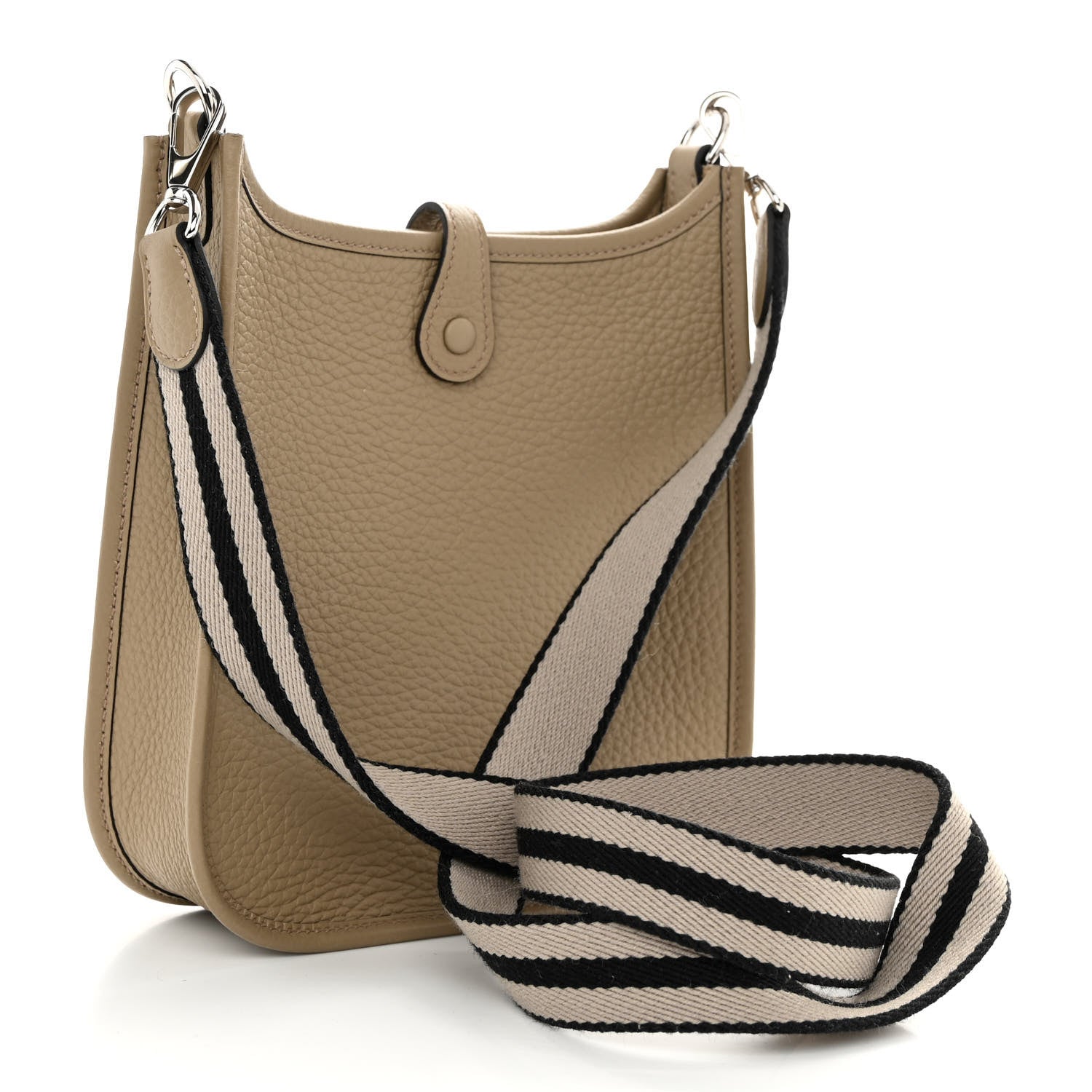 Hermes Taurillon Clemence Sangle Evelyne TPM Beige Marfa 3 of 10