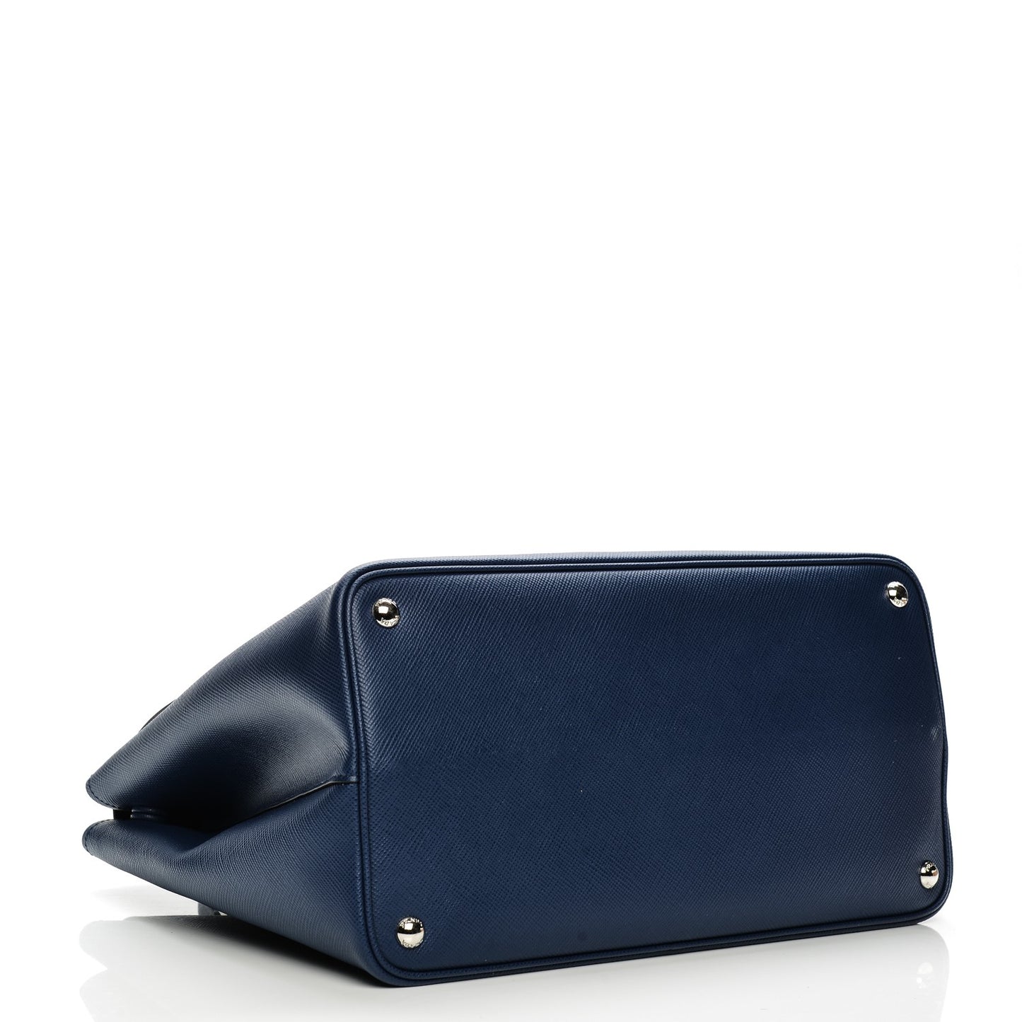 Saffiano Cuir Convertible Top Handle Tote Bleuette