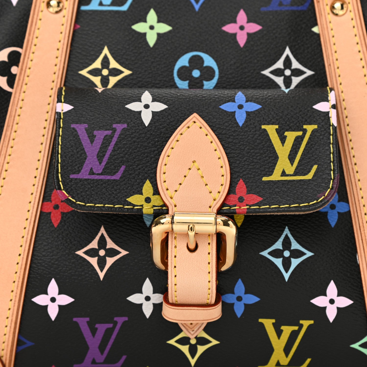 Louis Vuitton Monogram Multicolor Priscilla Black 8 of 8
