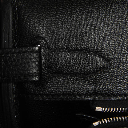 Hermes Taurillon Clemence Birkin 30 Black 14 of 22