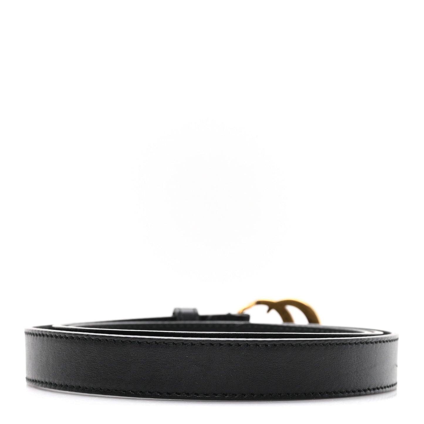 Calfskin Double G 20mm Belt 105 42 Black