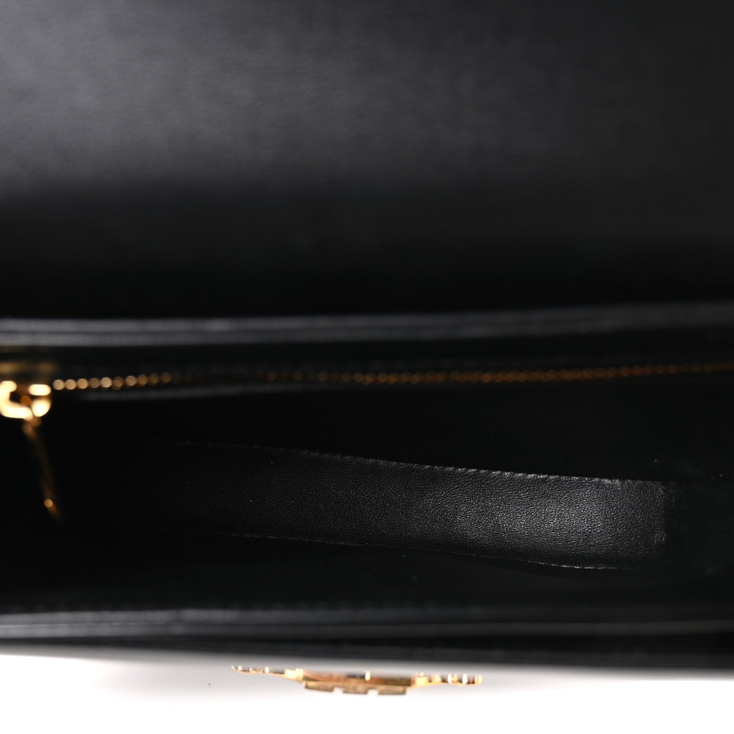 Shiny Calfskin Teen Besace Black