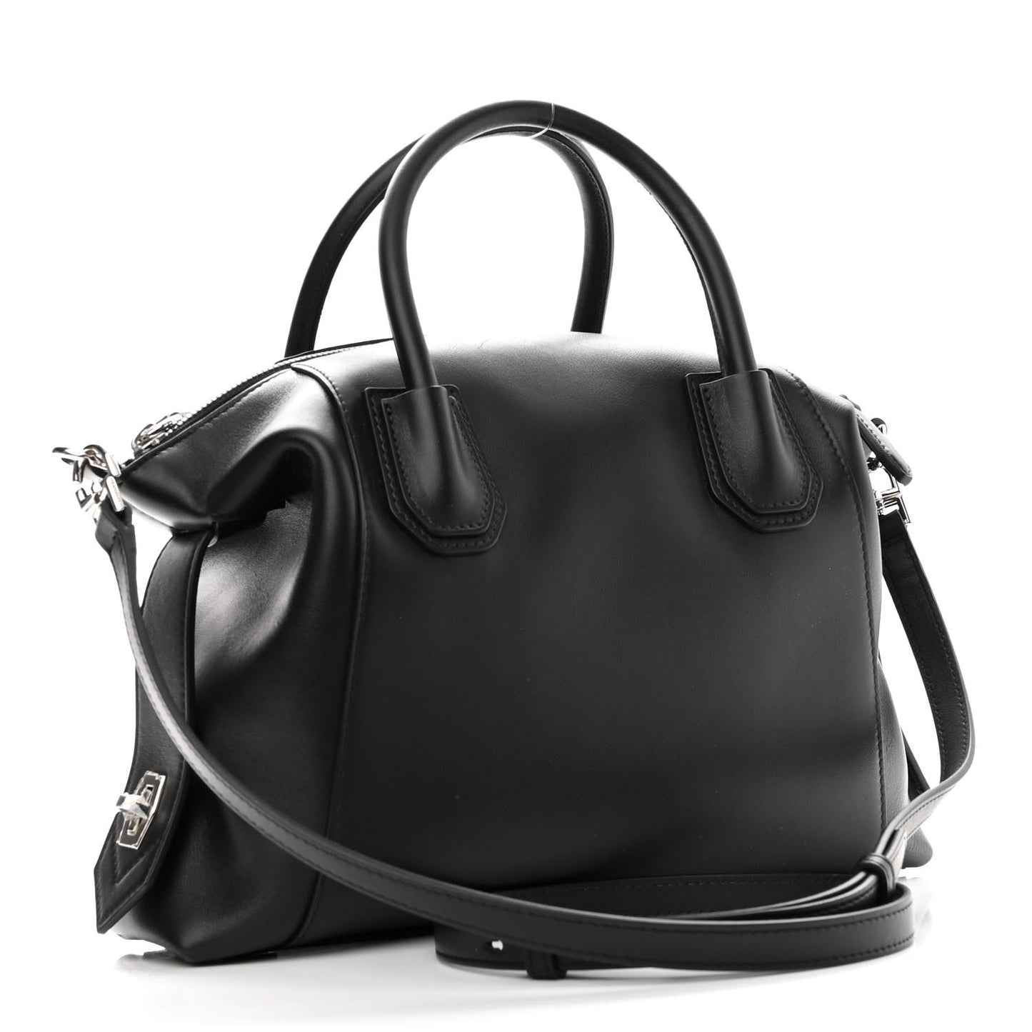 Smooth Calfskin Small Soft Antigona Black