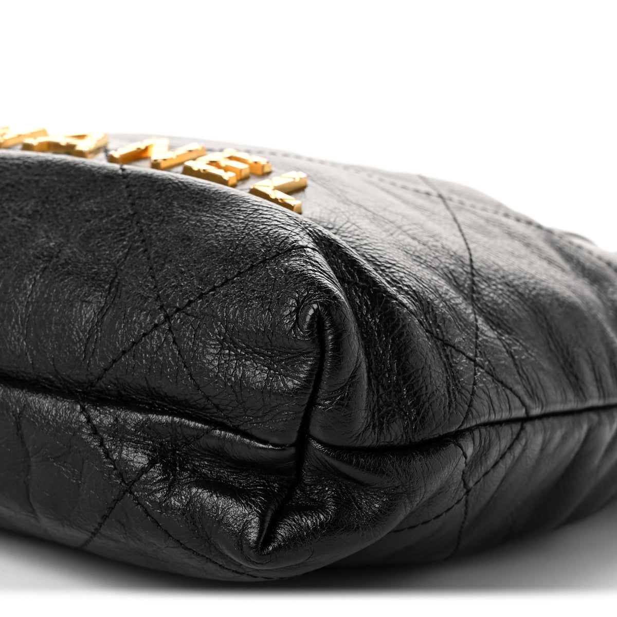 Chanel Shiny Crumpled Calfskin Quilted Pearl Mini Chanel 22 Black 10 of 10