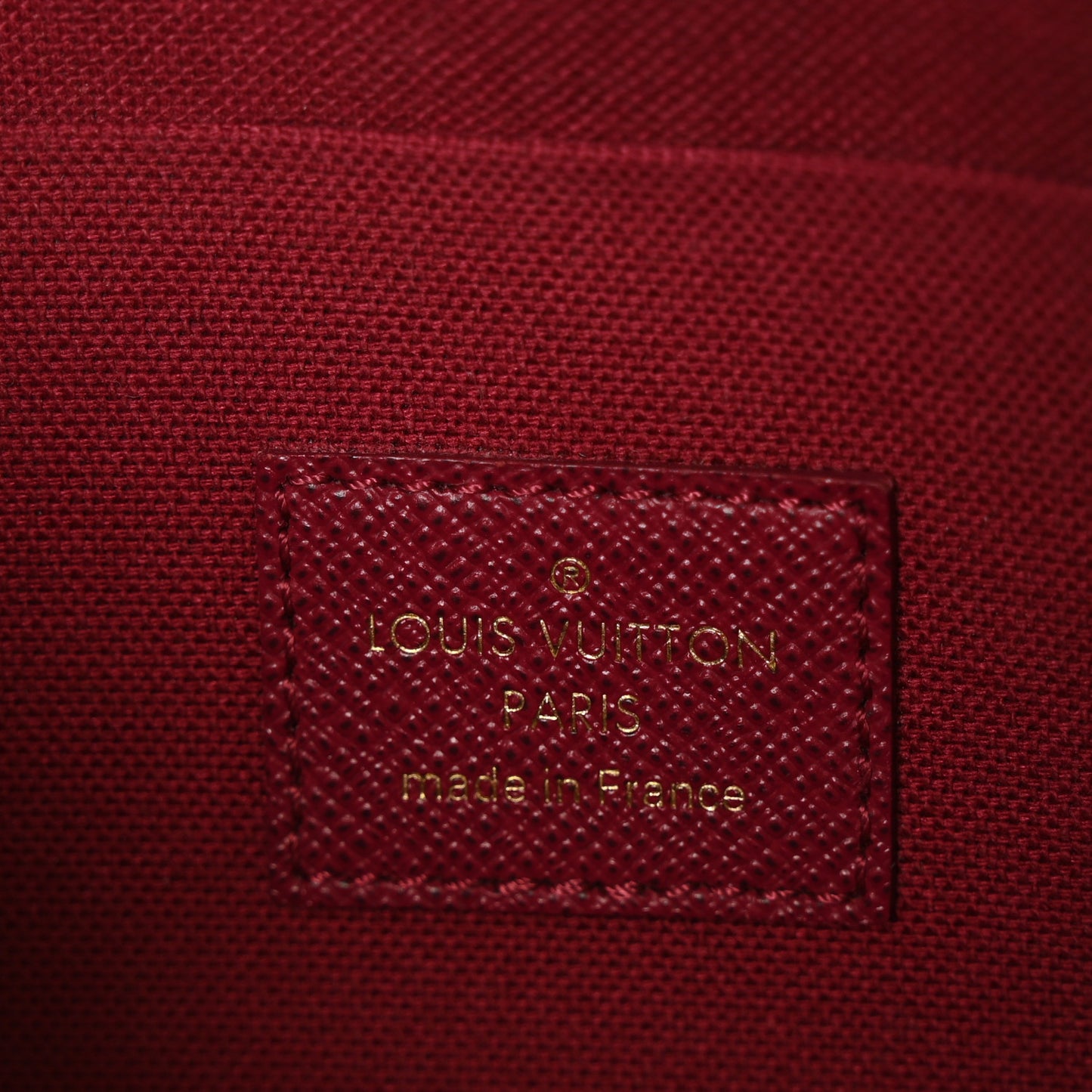 Monogram Pochette Felicie Chain Wallet Fuchsia