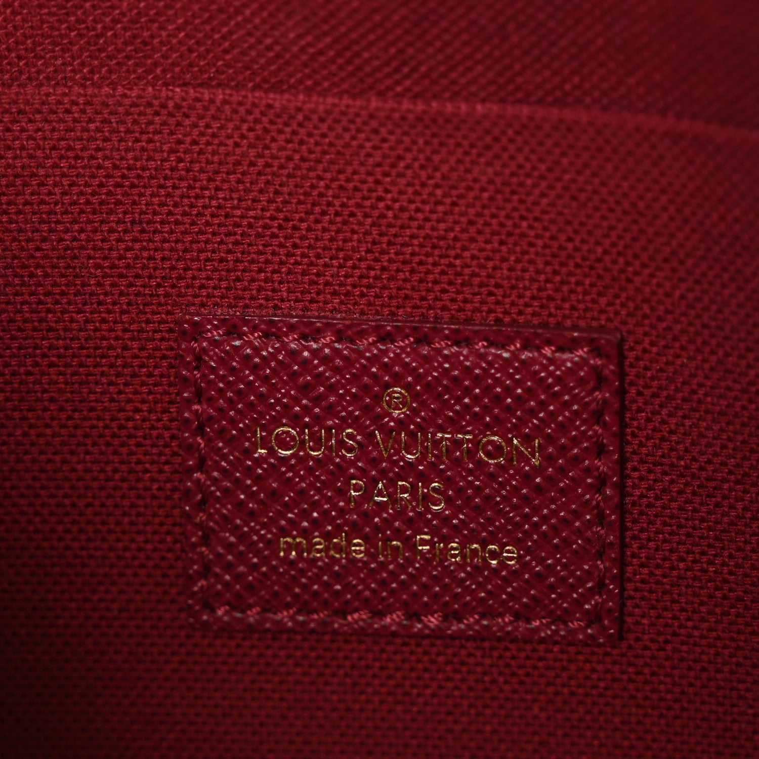 Louis Vuitton Monogram Pochette Felicie Chain Wallet Fuchsia 5 of 6