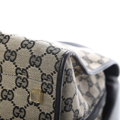 Gucci Monogram Jackie Shoulder Bag Navy 10 of 15
