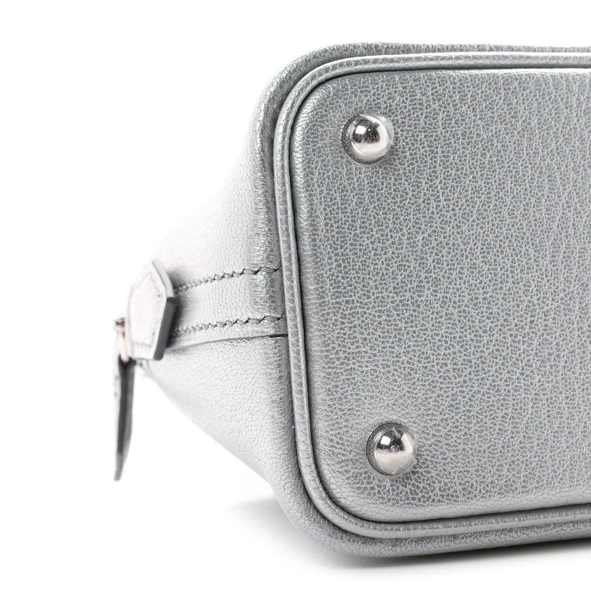 Metallic Chevre Chamkilight Mini 1923 Bolide Argent