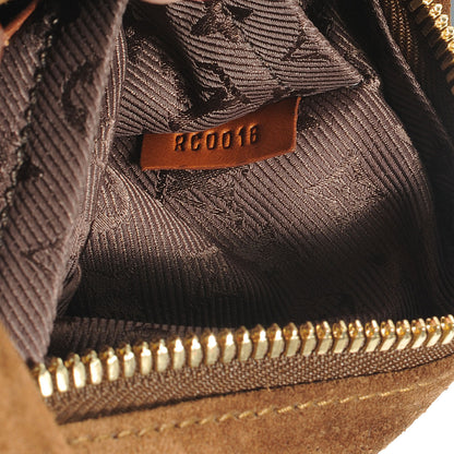 Louis Vuitton Suede Mahina Onatah Pochette Cacao 6 of 7