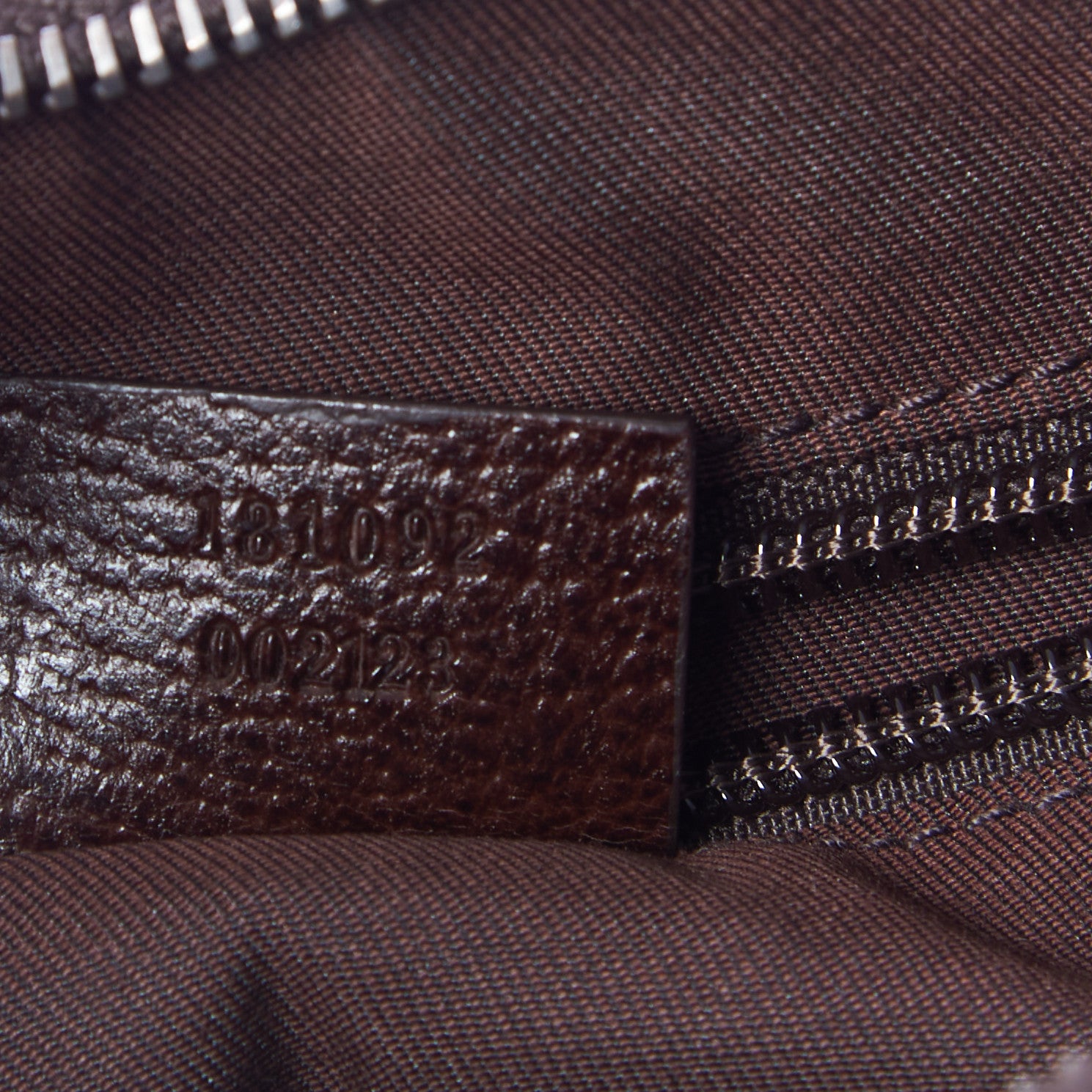 Gucci Monogram Medium Half Moon Hobo Dark Brown 8 of 8