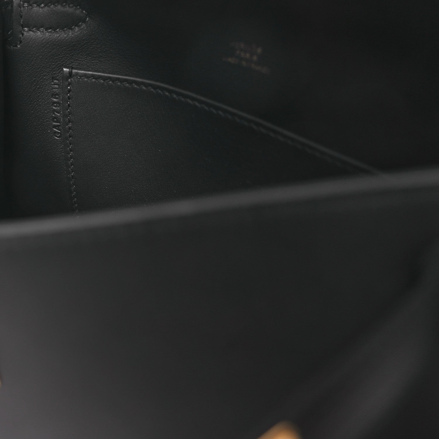 Hermes Swift Kelly Pochette Clutch Black 7 of 12