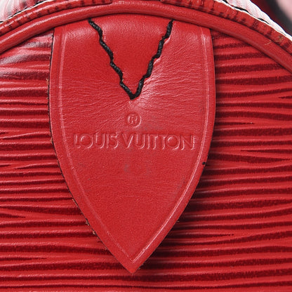 Louis Vuitton Epi Speedy 40 Castillan Red 7 of 18