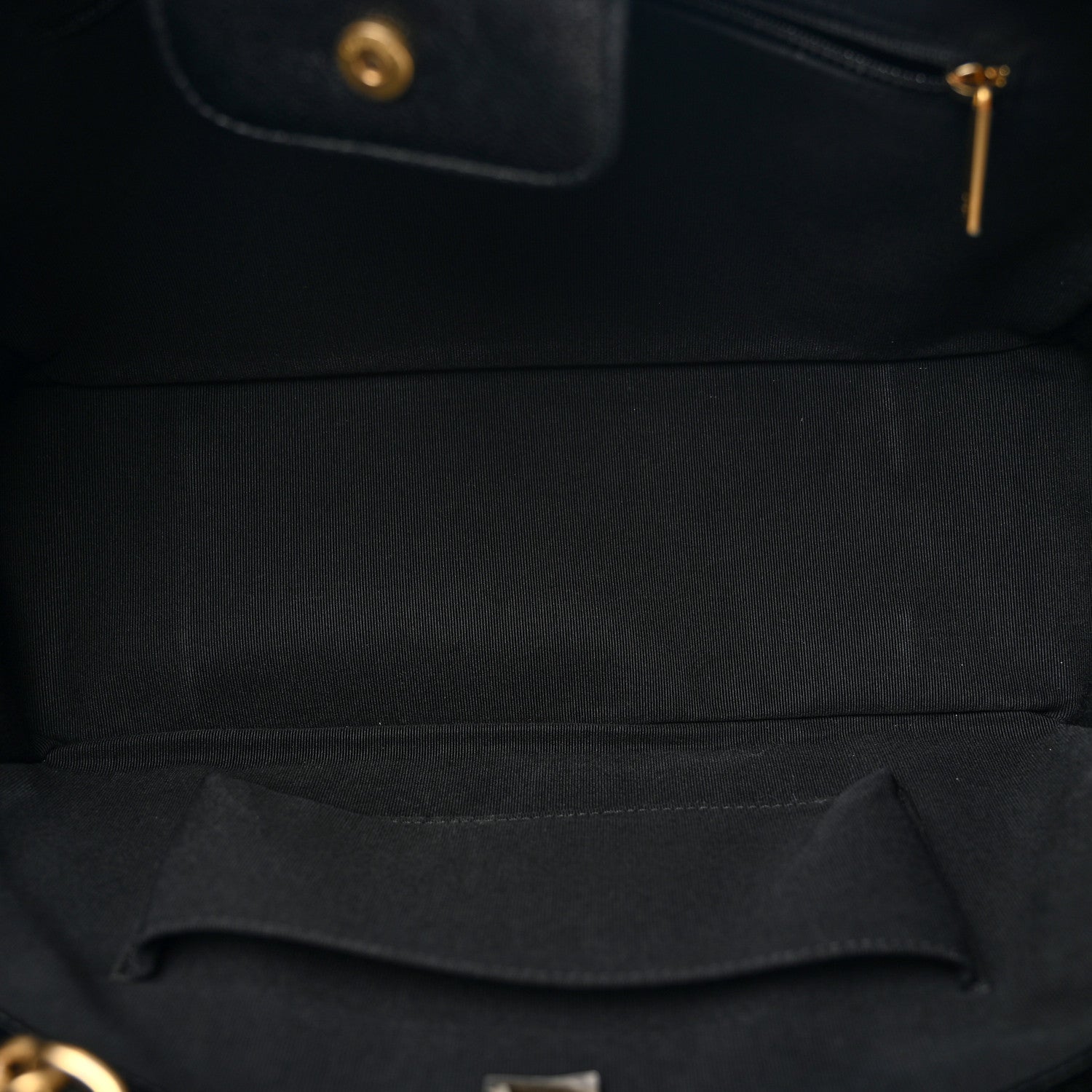 Chanel Caviar Quilted Small Shopping Tote Black 6 of 11