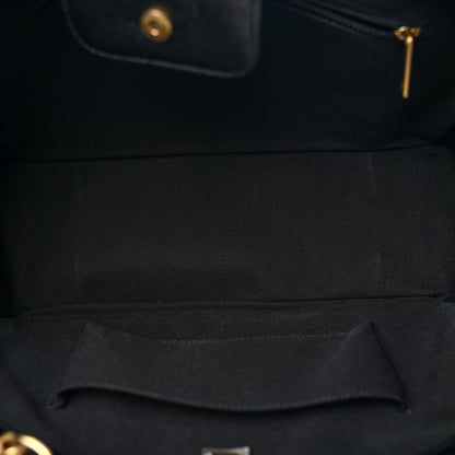 Chanel Caviar Quilted Small Shopping Tote Black 6 of 11