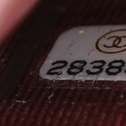 Chanel Lambskin Quilted Wallet On Chain WOC Burgundy 7 of 10