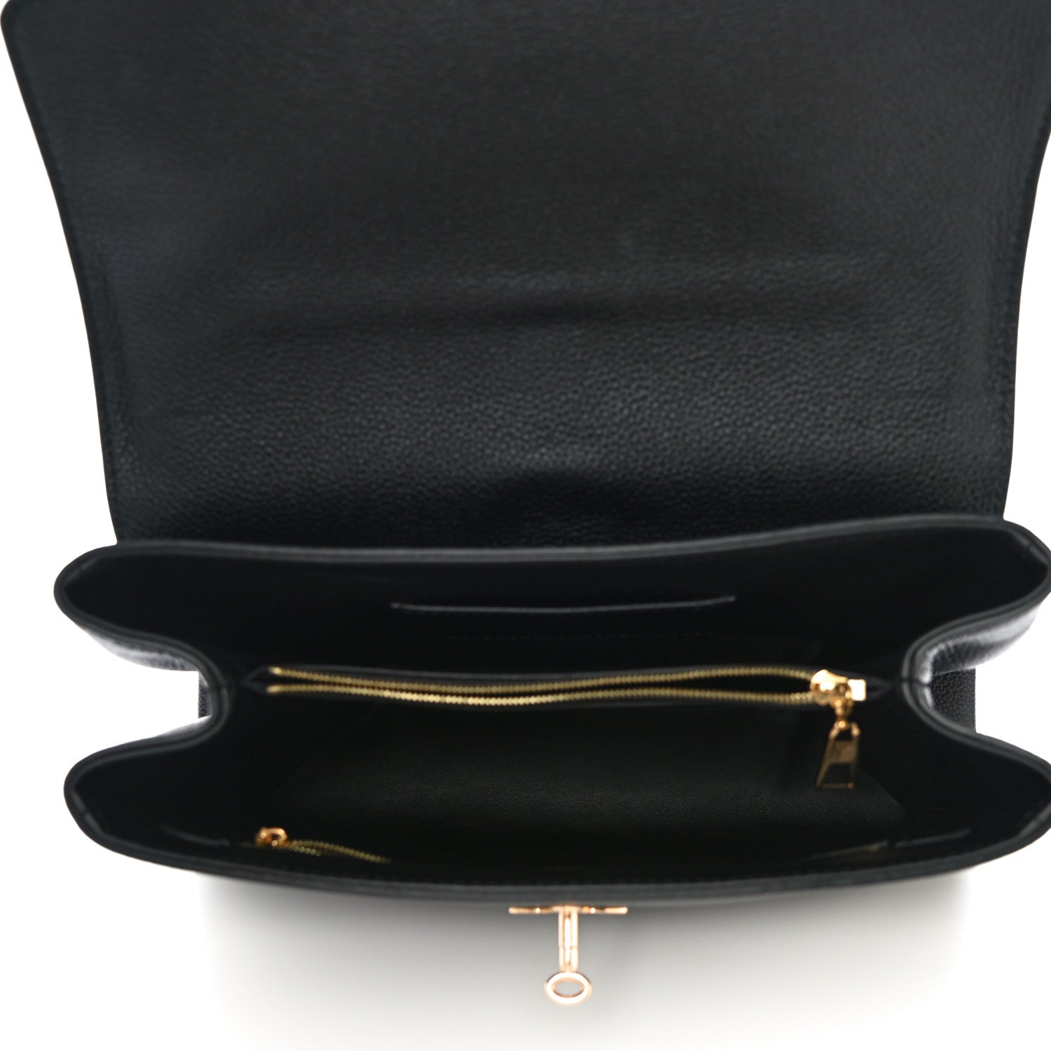 Louis Vuitton Grained Smooth Calfskin Rose Des Vents MM Black 5 of 11