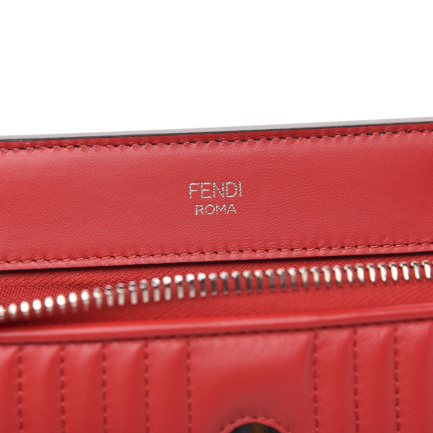 Shiny Nappa Trapuntata Small DotCom Click Chain Satchel Rojo