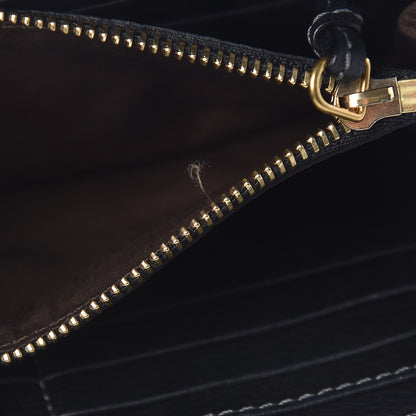 Chloe Grained Calfskin Marcie Long Zip Around Wallet Black 16 of 17